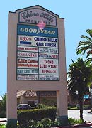 Chino Hills Promenade shopping center sign
